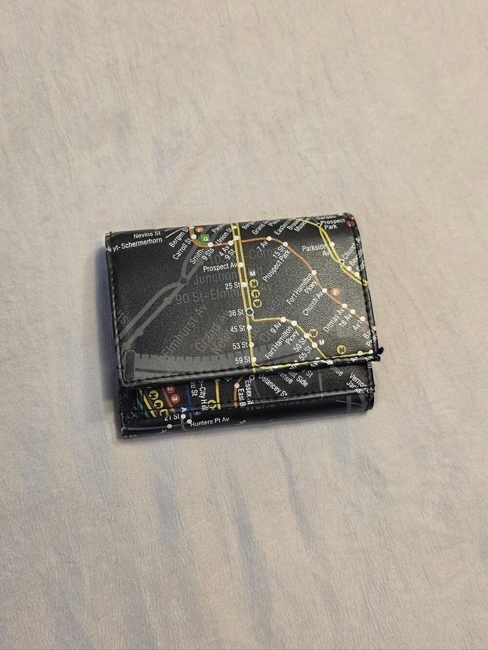 New York City Subway MTA Transit Map Wallet